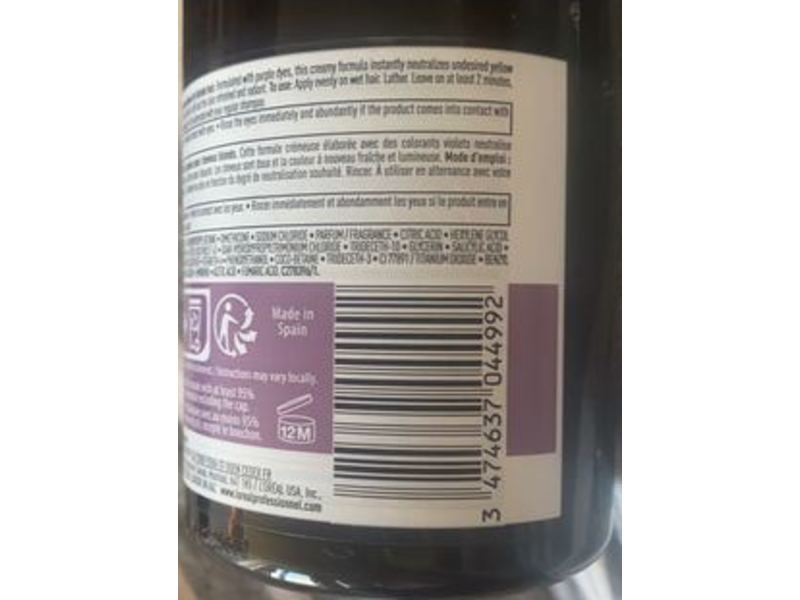 L'Oreal Professional Paris Shampoo, Croma Cream, 10.1 fl oz/300 mL