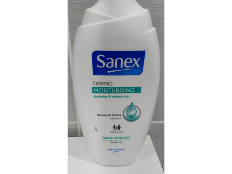 Sanex Dermo Moisturising Shower Gel, 750 mL