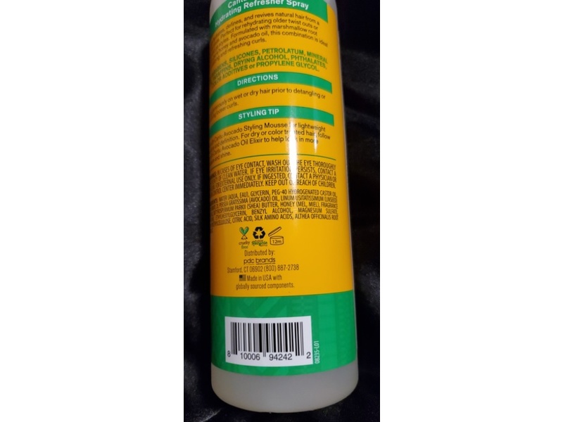 Cantu Avocado Hydrating Refresher Spray, 12 fl oz/355 mL