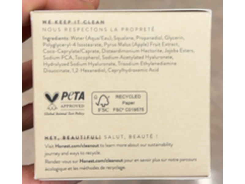 Honest Hydrogel Cream, 1.7 fl oz/50 mL