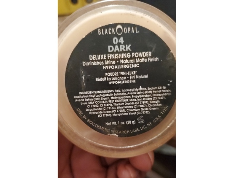 Black Opal Delux Finishing Powder, Dark, 1 oz/28 g