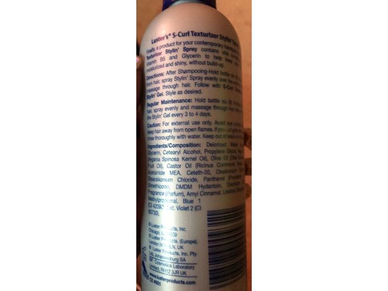 Lusters SCurl Texturizing Styling Spray, 8 fl oz/236 mL