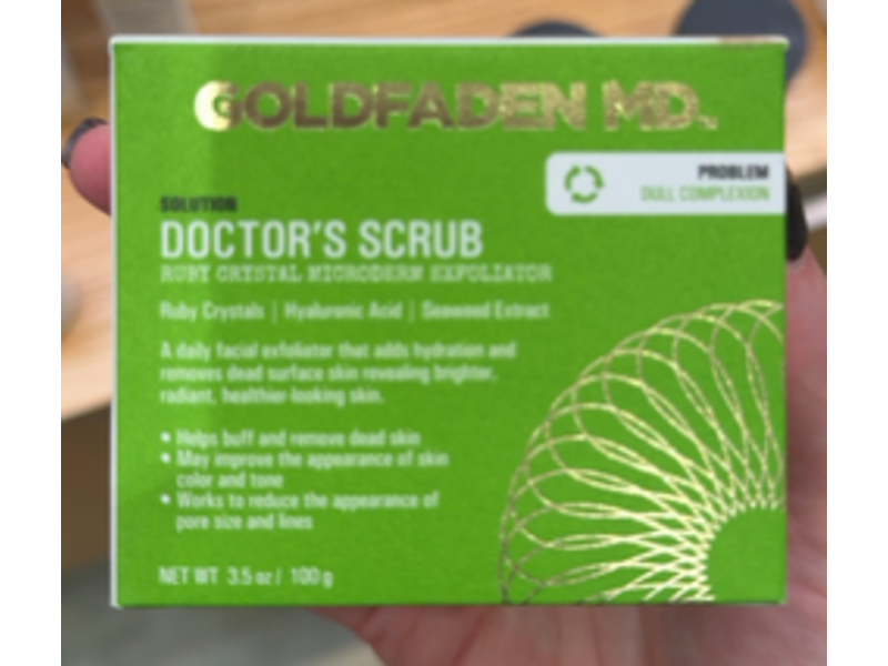 Goldfaden Md Doctor's Scrub Ruby Crystal Microderm Exfoliator, 3.5 oz/100 g