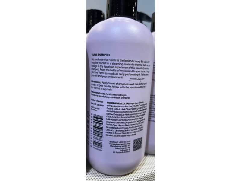 Soley VARMI Shampoo, 350 mL