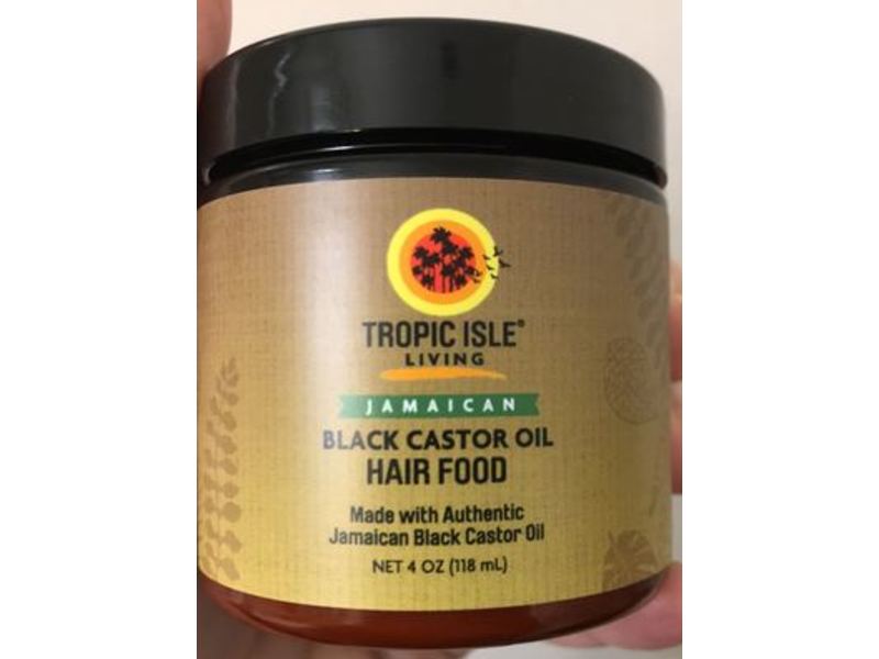 Tropic Isle Living Black Castor Oil Hair Food, Jamaican, 4 oz/118 mL