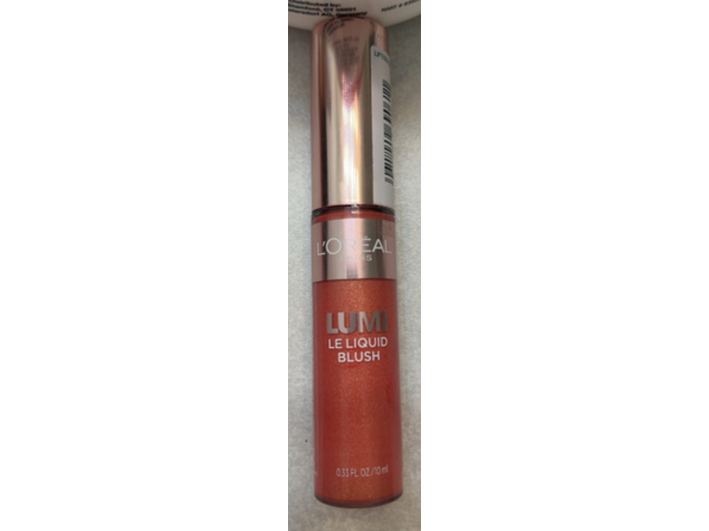 L'Oreal Paris Lumi Le Liquid Blush, Glowy Gold Pink, 0.33 fl oz/10 mL