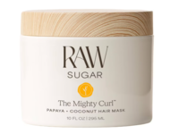 Raw Sugar The Mighty Curl Hair Mask, Papaya + Coconut, 10 fl oz/295 mL - thumbnail 1