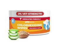 Paw Science Chlorhexidine Pet Wipes, Fragrance Free, 50 Count - thumbnail 1