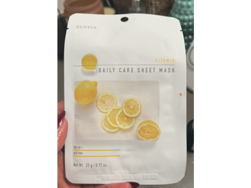 Eunyul Vitamin Daily Care Sheet Mask, 0.77 oz/22 g, 10 Pack