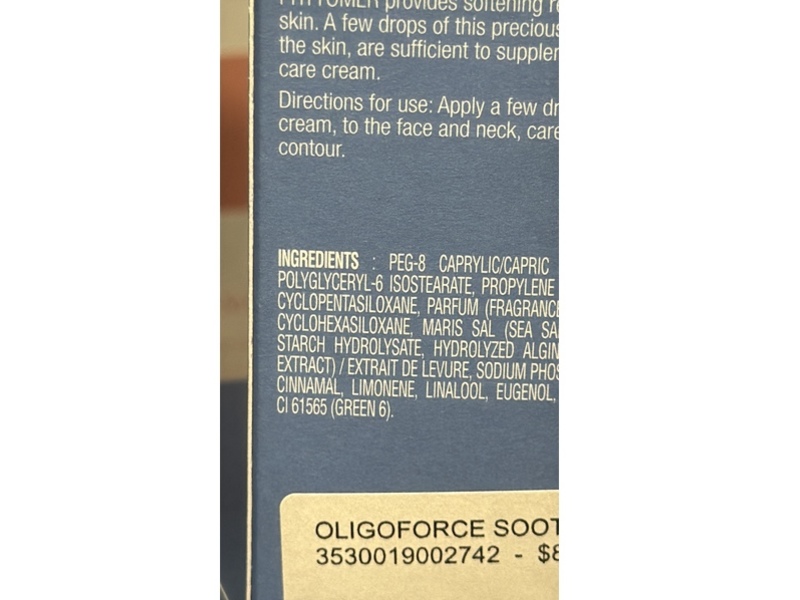 Phytomer Oligoforce Soothing Enforcement Face Serum, 1 fl oz/30 mL