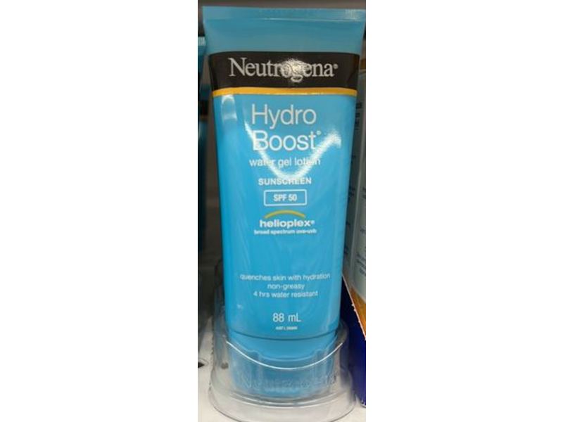 Neutrogena Hydro Boost Water Gel Lotion, SPF 50, 88 mL