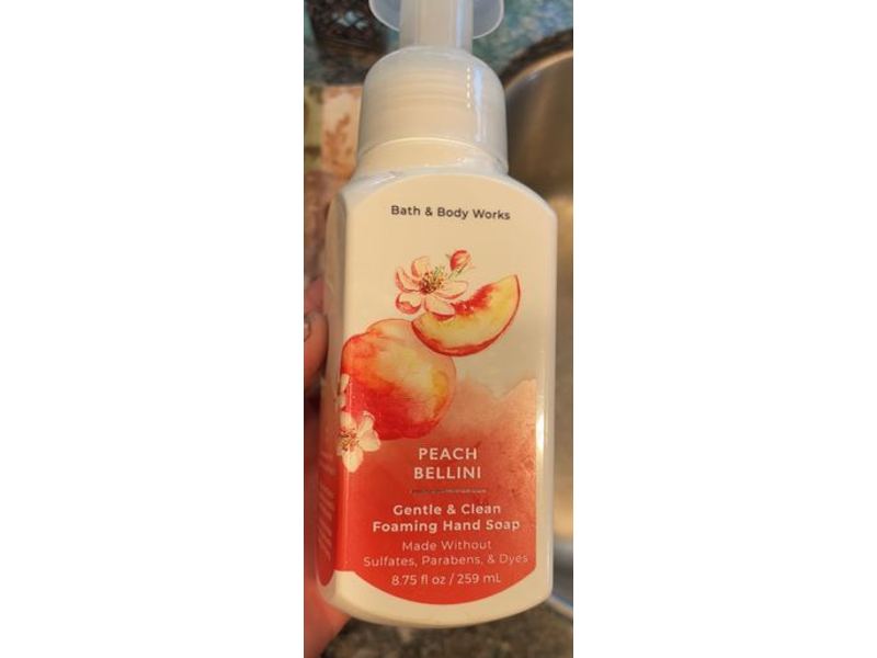 Bath & Body Works Gentle & Clean Foaming Hand Soap, Peach Bellini, 8.75 fl oz/259 mL