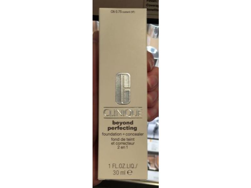 Clinique Beyond Perfecting Foundation + Concealer, CN 0.75 Custard, 1 fl oz/30 mL