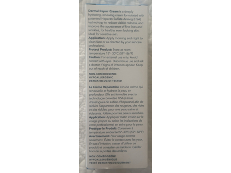 Sente Dermal Repair Cream, 1.0 fl oz/30 mL