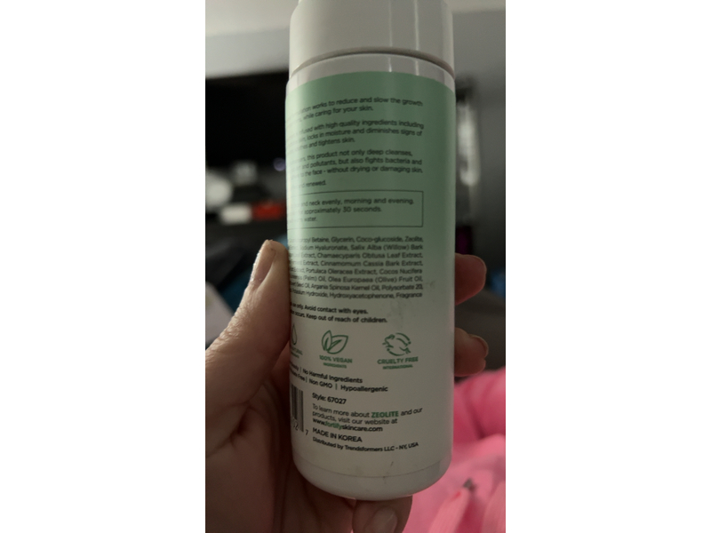 Fortify Hydrating Foaming Facial Cleanser, 5.07 fl oz/150 mL