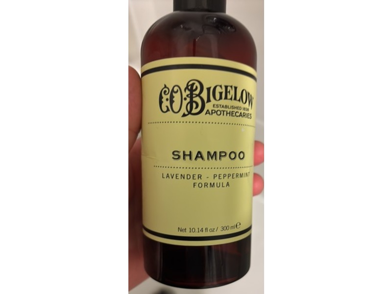 C.O. Bigelow Shampoo, Lavender + Peppermint, 10.14 fl oz/300 mL