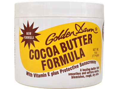 Golden Dawn Cocoa Butter Formula Sunscreen with Vitamin E, 4 fl oz/114 g