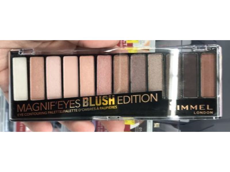 Rimmel Magnif'Eyes Eye Contouring Palette, 002 Blush Edition, 0.5 oz/14.2 g