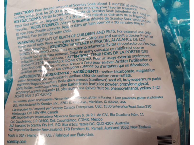 Scentsy Soak Make A Splash, 0.91 kg