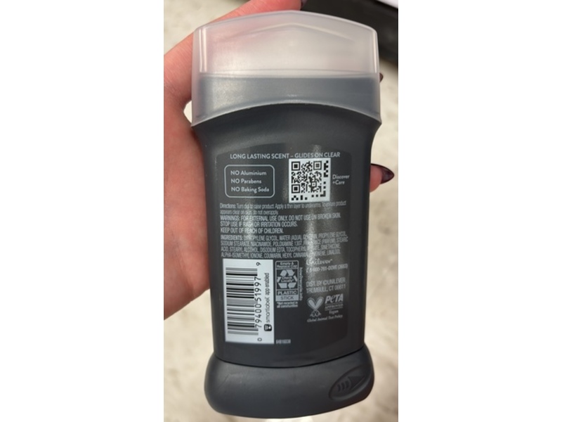 Dove Men + Care Deodorant, Rustic Sandalwood, 3 oz/85 g, Pack Of 3