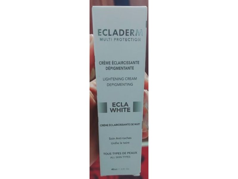 Ecladerm WHITE Lightening Cream, 3 fl oz/40 mL