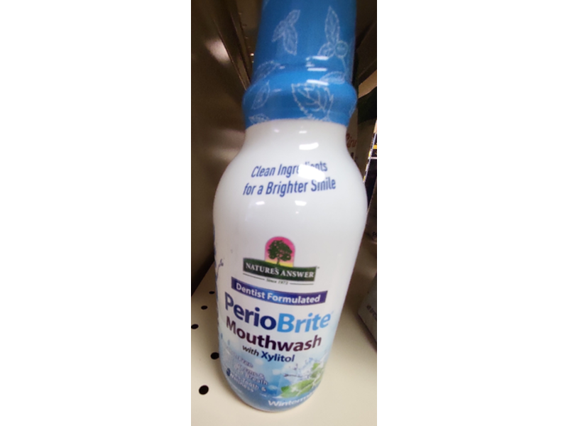 Natures Answer PerioBrite Mouthwash, Wintermint, 16 fl oz/480 mL