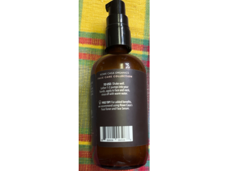 Rowe Casa Clean + Clear Anti Blemish Face Wash, 8 fl oz/237 mL