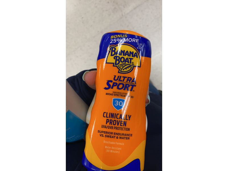 Banana Boat Ultra Sport Sunscreen Lotion, SPF 30, 8 oz