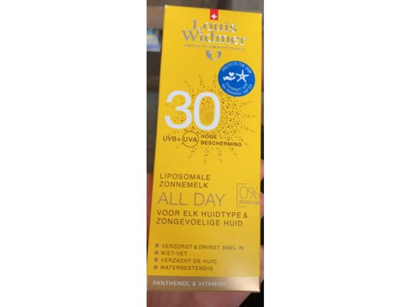 Louis Widmer All Day Sun Protection, SPF 30, 100 mL