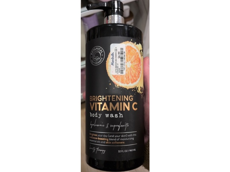 Botanical Spa Therapy Body Wash, Brightening Vitamin C, 32 fl oz/960 mL