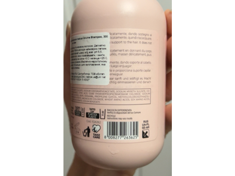 Inebrya Pro Volume Shampoo, Ice Cream, 10.14 fl oz/300 mL