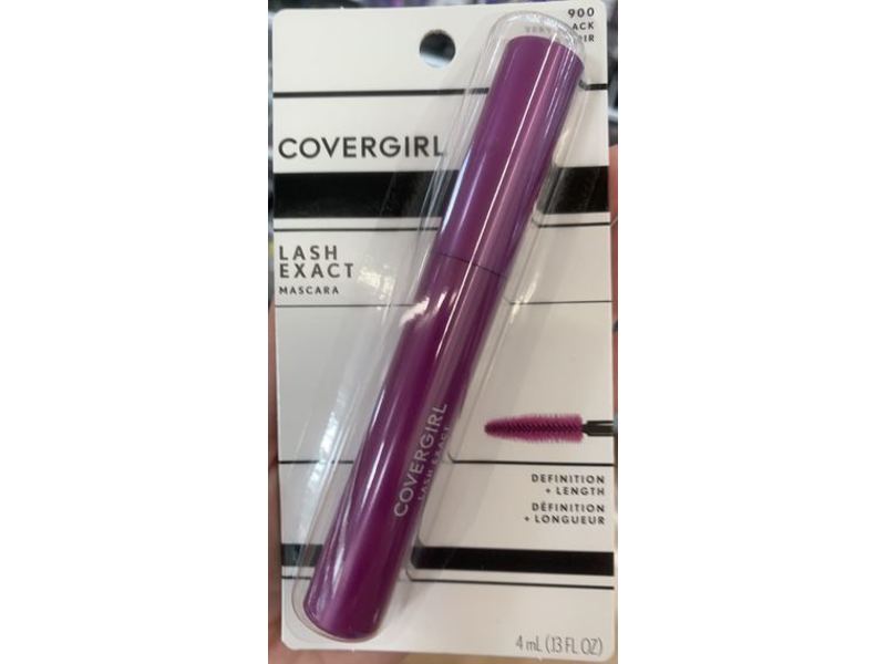 Covergirl Lash Exact Mascara, Definition + Length, 900 Very Black, 0.13 fl oz/4 mL