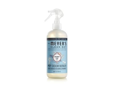 Mrs. Meyer's Clean Day Pet Odor Neutralizer, Coconut Leaf Scent, 12 fl oz/355 mL
