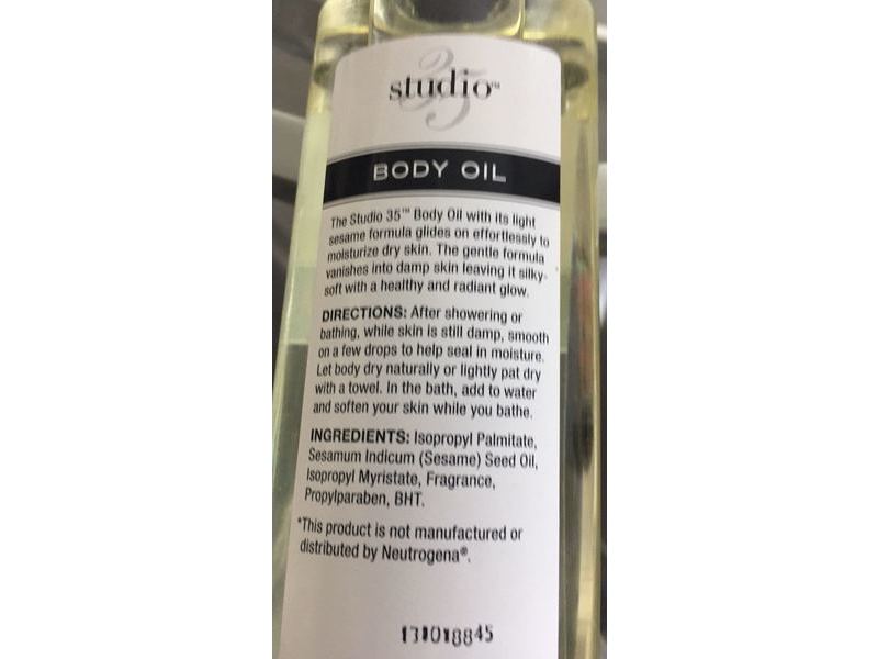 Studio 35 Beauty Body Oil, Softening Sesame Oil