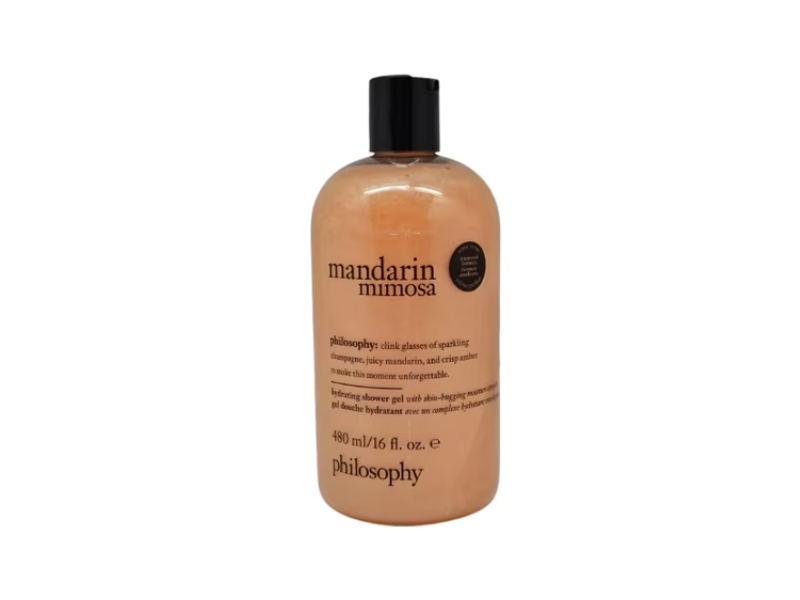 Philosophy Hydrating Shower Gel, Mandarin Mimosa, 16 fl oz/480 mL