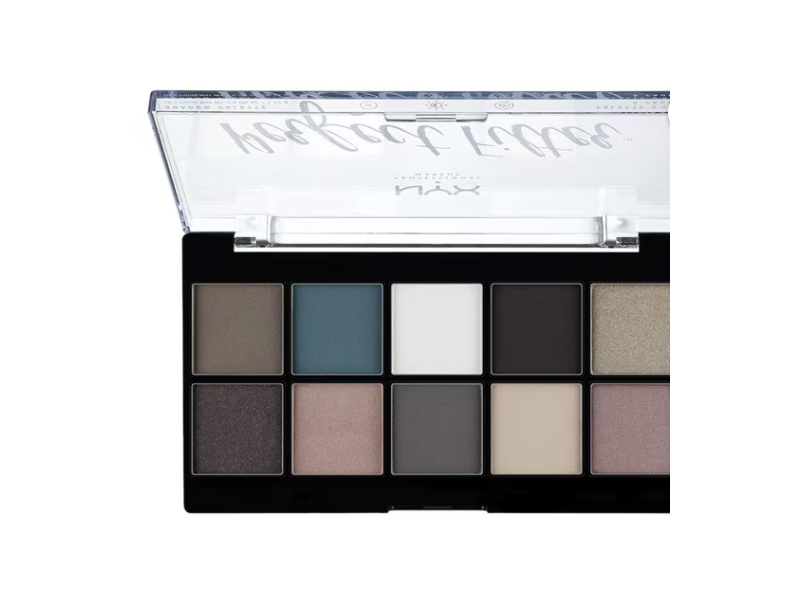 NYX Professional Makeup Perfect Filter Shadow Palette, Gloomy Days, 0.06 oz/1.77 g.