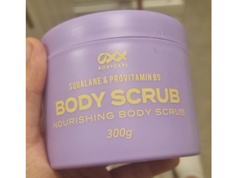 OXX Bodycare Nourishing Body Scrub, Squalane & Provitamin B5, 300 g