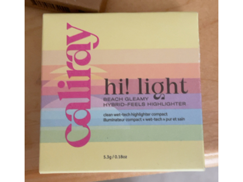 Caliray Hi! Light Beach Gleamy Hybrid- Feels Highlighter, Moonlight Beach, 0.18 oz/5.3 g