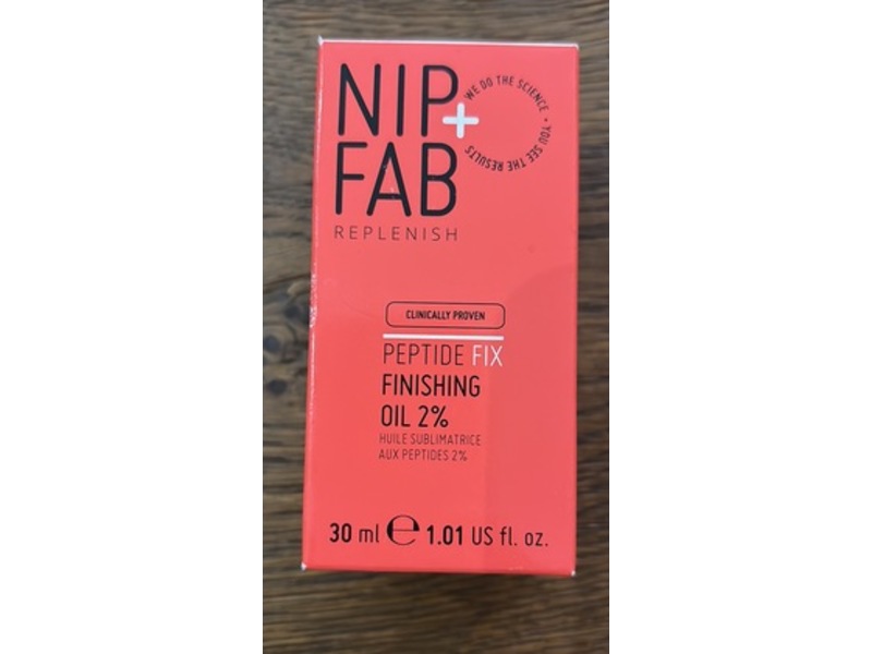 Nip+Fab Replenish Peptide Fix Finishing Oil 2%, 1.01 fl oz/30 mL