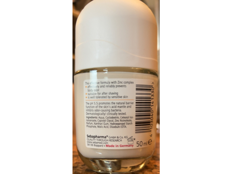 SebaMed Sensitive Skin Balsam Deo, 50 mL