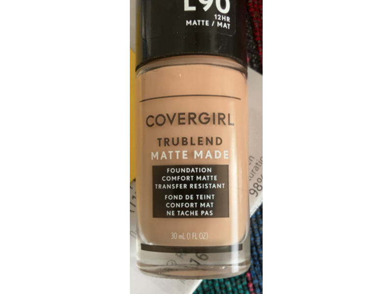CoverGirl Trublend Matte Made Liquid Foundation, L90 Classic Beige, 1 fl oz/30 mL