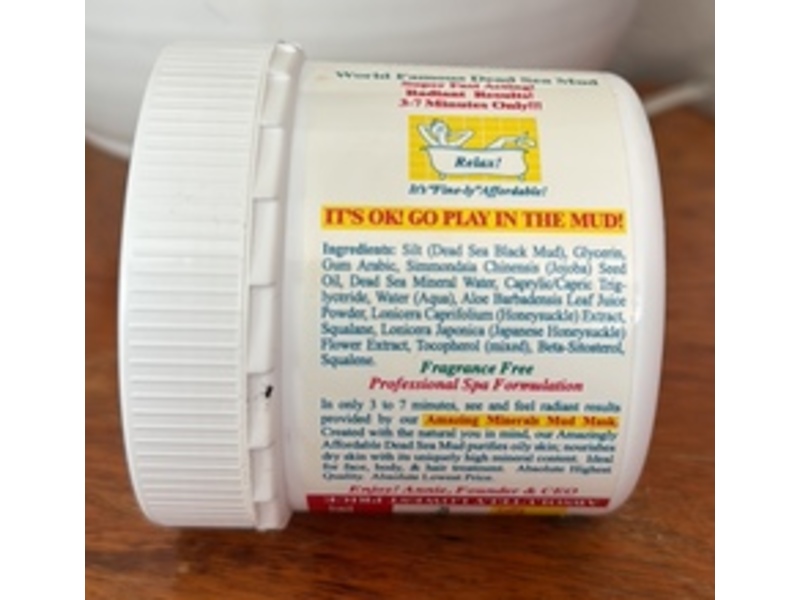 Dead Sea Warehouse Amazing Minerals Mud Mask, 12.4 oz/350 g