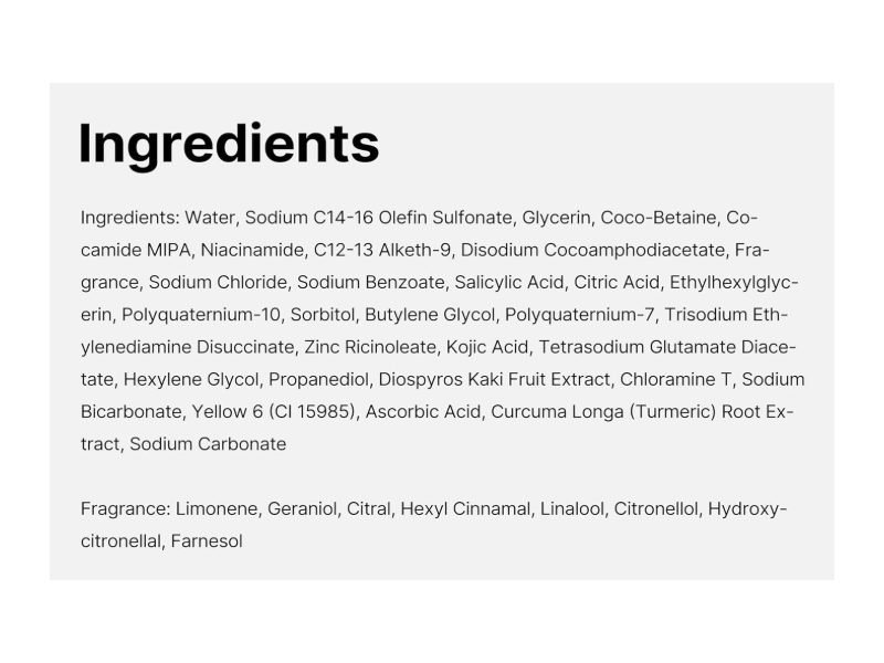 Medicube Brightening Body Wash, Kojic Acid Turmeric, 13.52 fl oz/400 mL