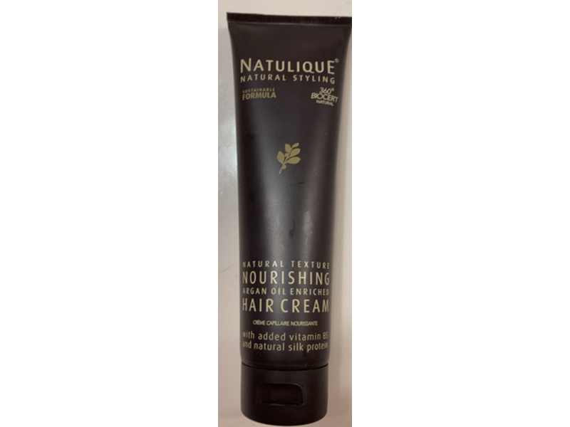 Natulique Natural Texture Nourishing Hair Cream, Argan Oil, 5.1 fl oz/150 mL