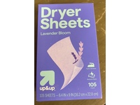 Up & Up Dryer Sheets, Lavender Bloom, 105 Count - Image 2