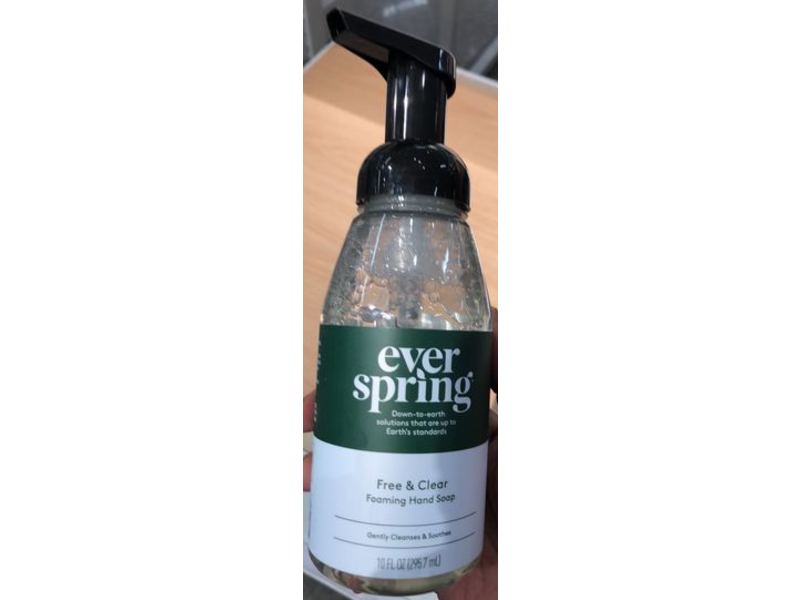 EverSpring Free & Clear Foaming Hand Soap,10 fl oz/295.7 mL