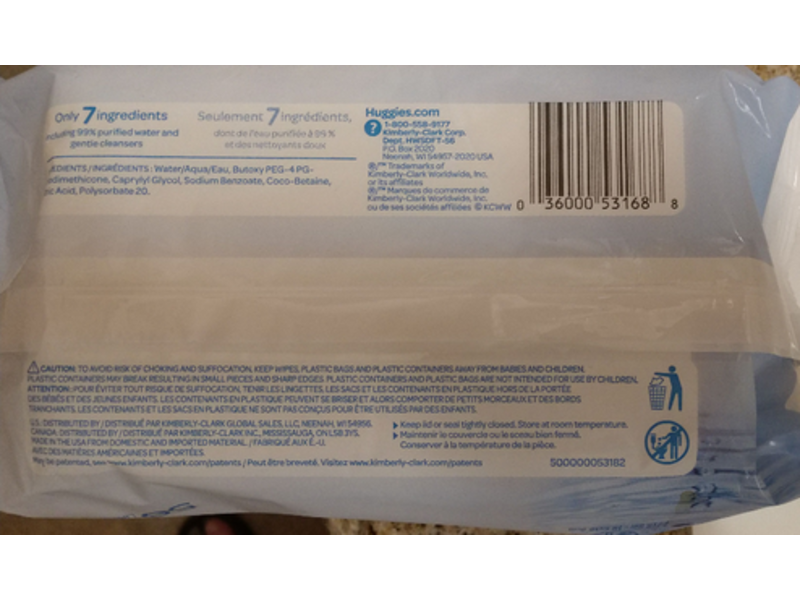 Huggies Wipes, 99% Pure Water