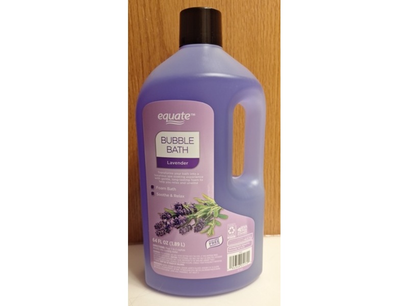 Equate Bubble Bath, Lavender, 64 fl oz/ 1.89 L