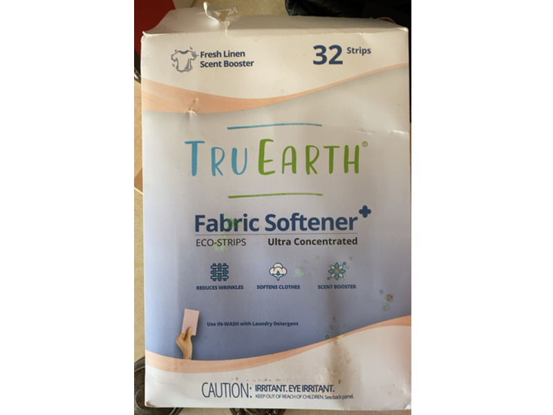 Tru Earth Ultra - Concentrated Fabric Softener+ Eco - Strips, Fresh Linen, 32 Count