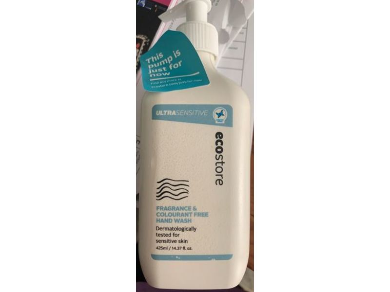 Ecostore Ultra Sensitive Hand Wash, Fragrance & Colourant Free, 14.37 fl oz/425 ml